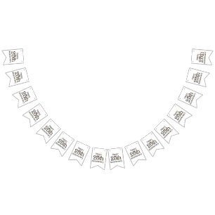 Happy 25th Anniversary Bunting Banner