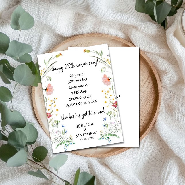 Happy 25th anniversary the best is yet to come card (Creator Uploaded)