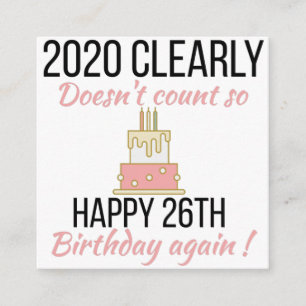 Happy 25th Birthday, Funny 25th birthday card