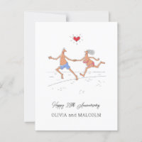 Happy 25th Silver Wedding Anniversary Couple Heart