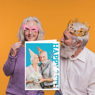 Happy 25th silver wedding Anniversary Photo Card