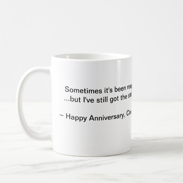 Happy 27th Anniversary, Cindy Coffee Mug (Left)