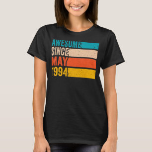 Happy 28th Birthday Party 28 Year Old Awesome Sinc T-Shirt