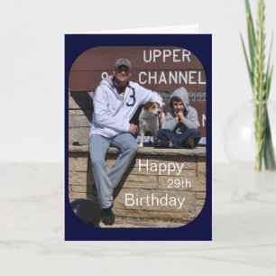 Happy 29th Birthday Photo Card by Janz