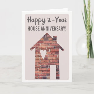 Happy 2-Year Houseaversary Card