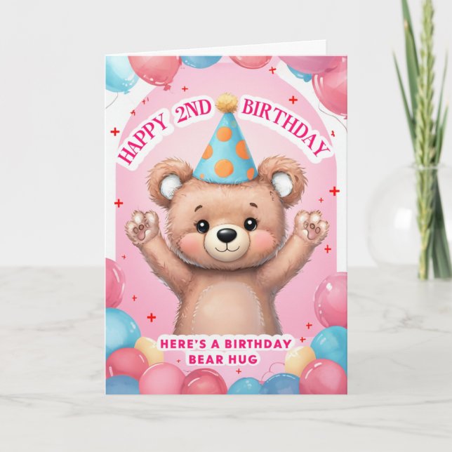 Happy 2nd Birthday Card (Front)