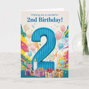 Happy 2nd Birthday Card