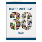 Happy 30th Birthday Dad Number 30 Photo Collage