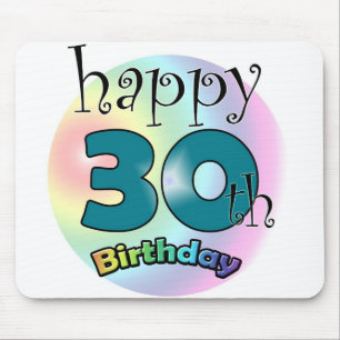 Happy 30th birthday mouse pad