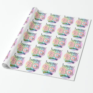 Happy 30th Birthday (pink) Wrapping Paper