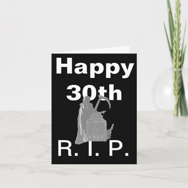 Happy 30th card (Front)