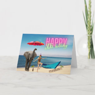 Happy 30th Fun & Funky Birthday Card