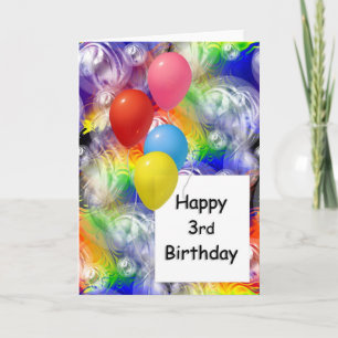 Happy 3rd Birthday Card