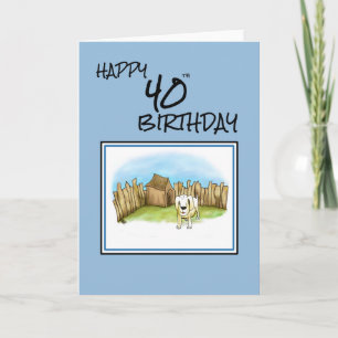 Happy 40th Birthday Card