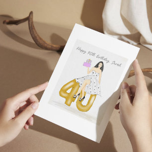 Happy 40th birthday poster