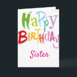 HAPPY ***40th*** BIRTHDAY TO MY SISTER Card<br><div class="desc">WISH YOUR SISTER A VERY HAPPY **40th BIRTHDAY** with this CUTE CARD AND PUT A SMILE ON HER FACE AND MAKE TURNING THE BIG "40" NOT SO HARD TO TAKE :) lol :)</div>