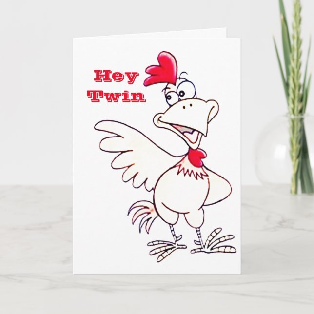 HAPPY "40th BIRTHDAY" TO MY **TWIN** Card (Front)