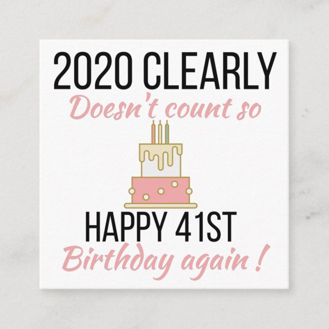 Happy 42nd Birthday, Funny  42nd birthday card (Front)