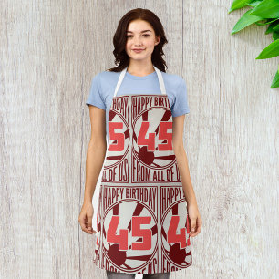 Happy 45th Birthday Apron