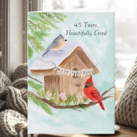 Happy 45th Birthday Birds at Birdhouse