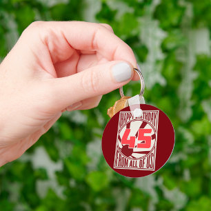 Happy 45th Birthday Key Ring