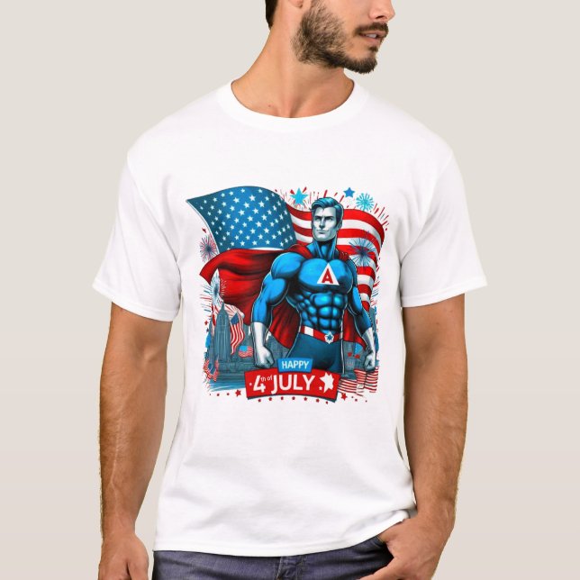 Happy 4 JULY T-shirt  (Front)