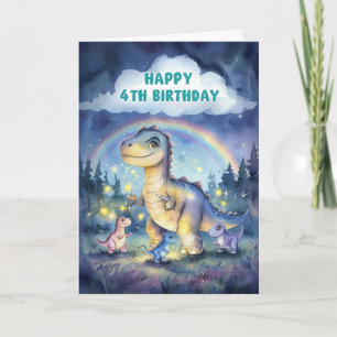 Happy 4th Birthday Card