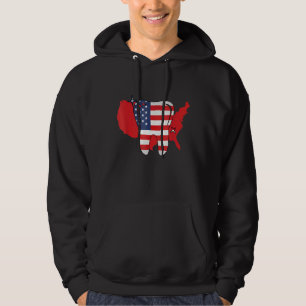 Happy 4th July Dentist Dental Assistant Teeth Us Hoodie