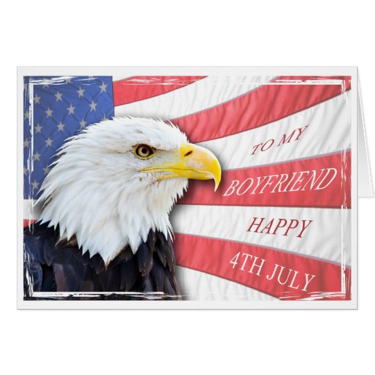Happy 4th July for boyfriend Card