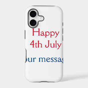Happy 4th July independence day add name text