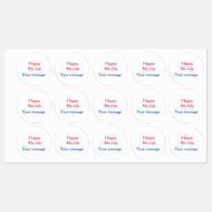 Happy 4th July independence day add name text
