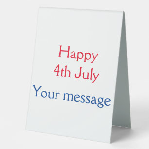 Happy 4th July independence day add name text