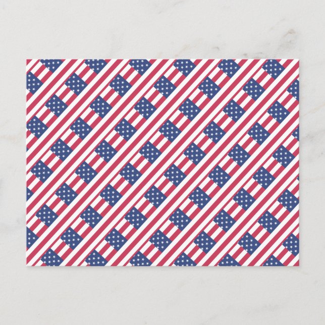 Happy 4th July Independence Day Postcard (Front)