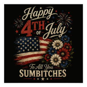 Happy 4th July Poster