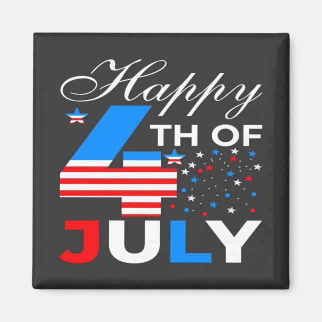 Happy 4th Of July-97958 Magnet (Front)