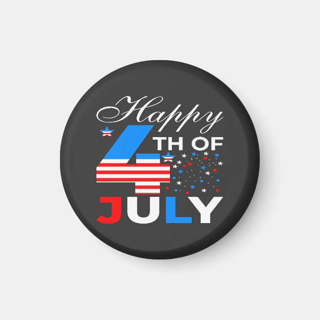 Happy 4th Of July-97958 Magnet (Front)
