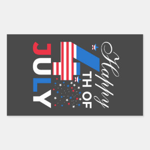 Happy 4th Of July-97958 Rectangular Sticker