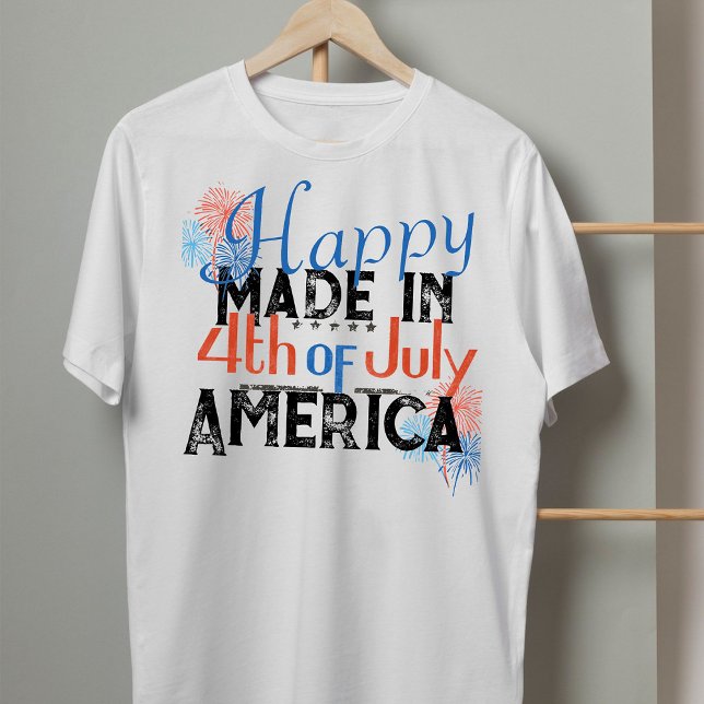 Happy 4th of july America Fireworks T-Shirt (Creator Uploaded)