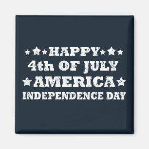 Happy 4th of july America Magnet