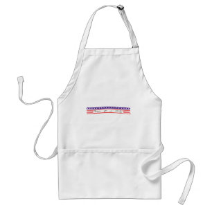 Happy 4th of July American Flag Standard Apron