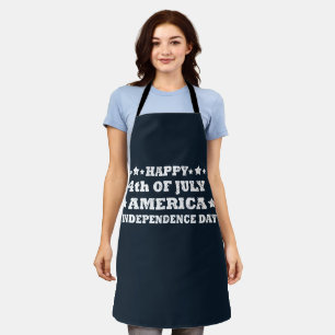 Happy 4th of july apron