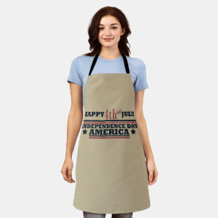 Happy 4th of july apron