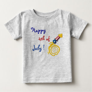 Happy 4th of July Baby Shirt