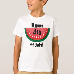 Happy 4th of July boys watermelon tee
