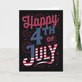 Happy 4th Of July  Card