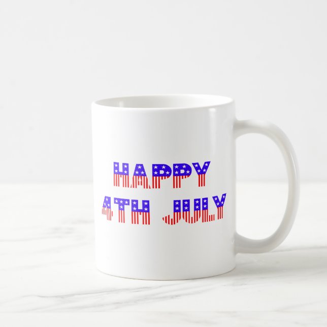 Happy 4th of July Coffee Mug (Right)