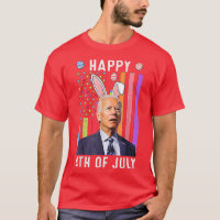 Happy 4th Of July Confused Funny Joe Biden Happy E