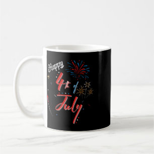 Happy 4th Of July Cool Independence Day Men Women  Coffee Mug