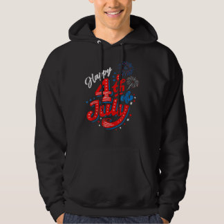 Happy 4th Of July Cool Independence Day Patriotic Hoodie