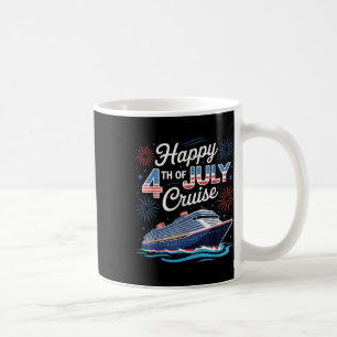 Happy 4th Of July Cruise Patriotic Family Matching Coffee Mug